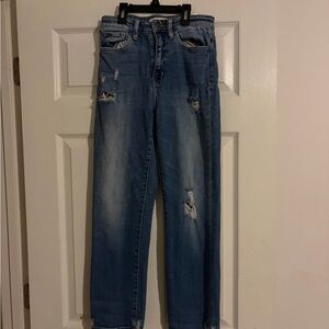 Classic Blue Straight Leg Jeans